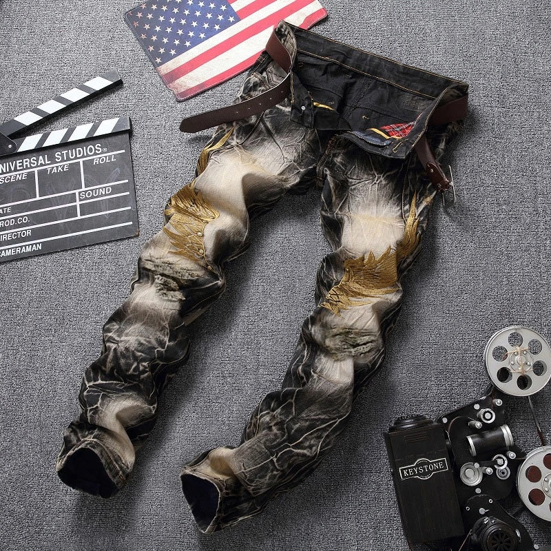 JC Wings Hole Jeans