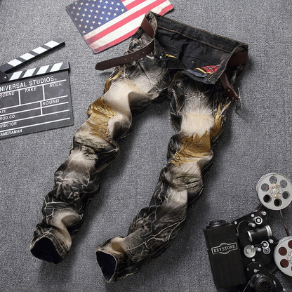 JC Wings Hole Jeans